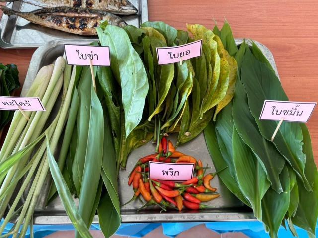 กิจกรรมการทำอาหารพื้นบ้านจากผลผลิต 1 อปท. 1 สวนสมุนไพร เฉลิมพระเกียรติฯ ประจำปี พ.ศ. 2567