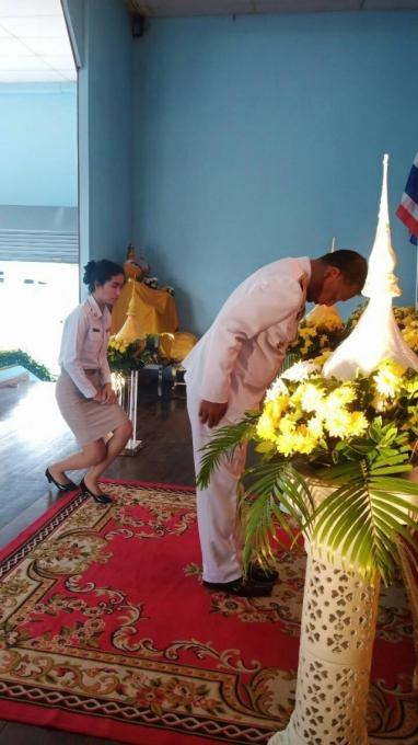 พิธีถวายพานพุ่มดอกไม้และถวายบังคม เนื่องในวันพ่อแห่งชาติ 5 ธันวาคม 2562